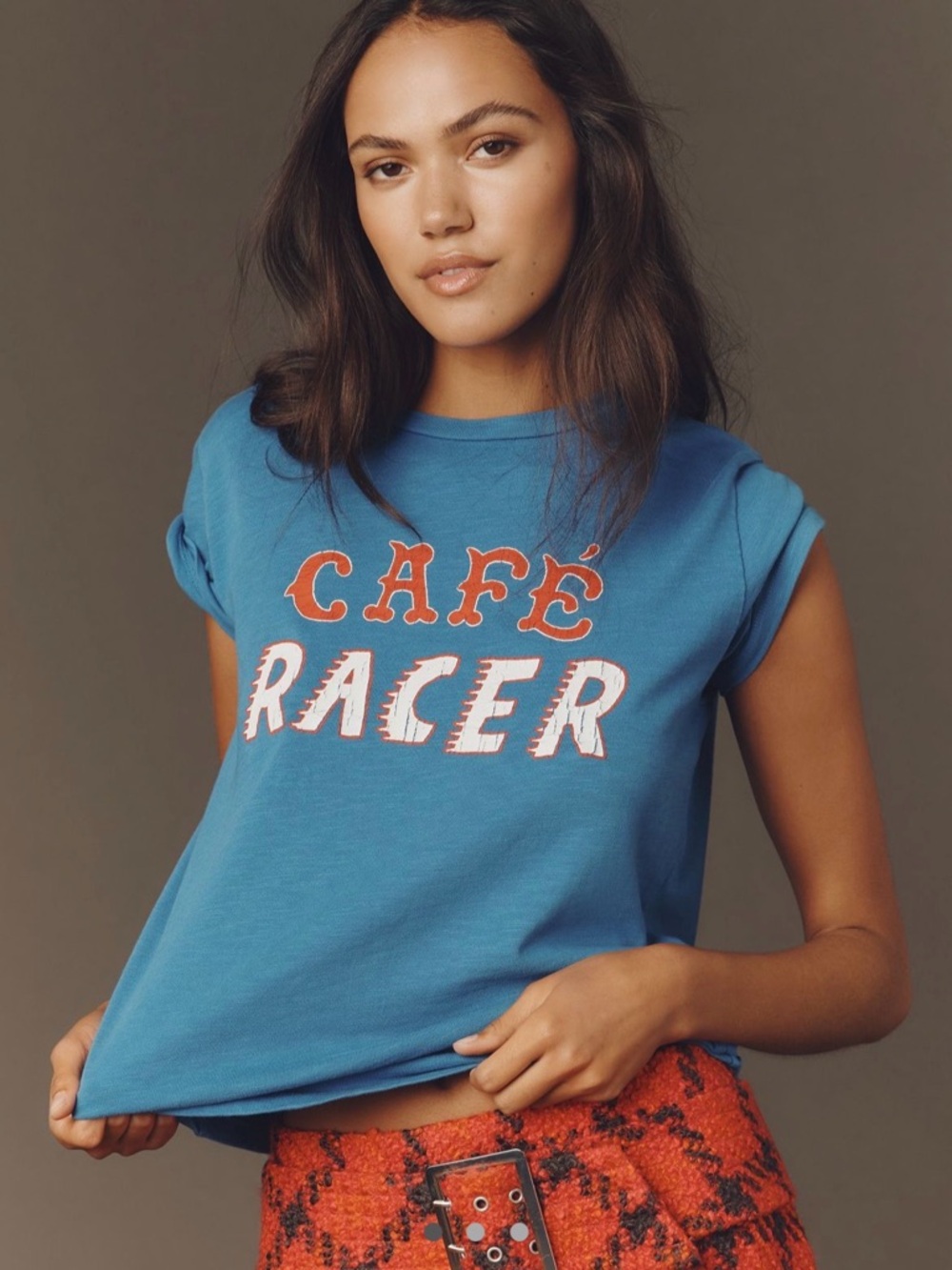 Mother Sinful tee- Blue 'Café Racer